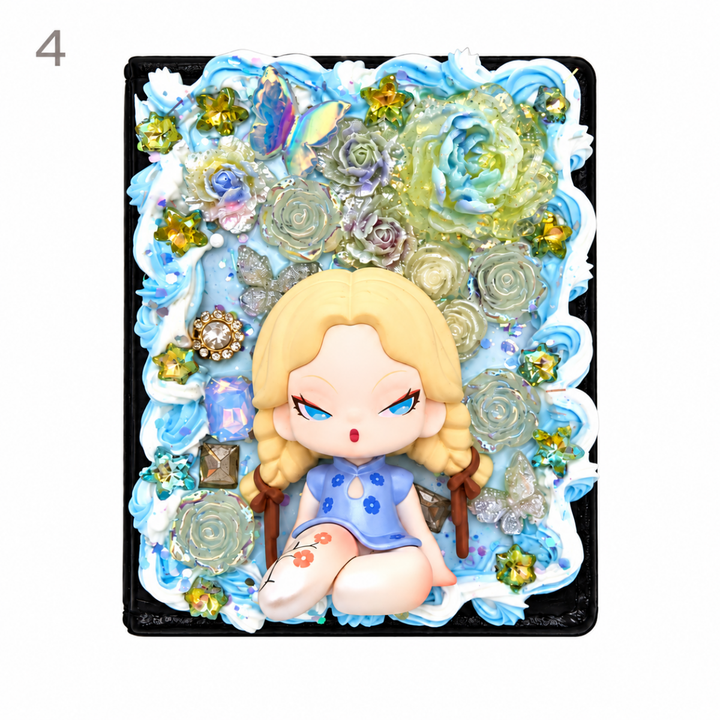 Handmade Decoden Rainbow Sticky Note Set - kosbling-ready-to-ship