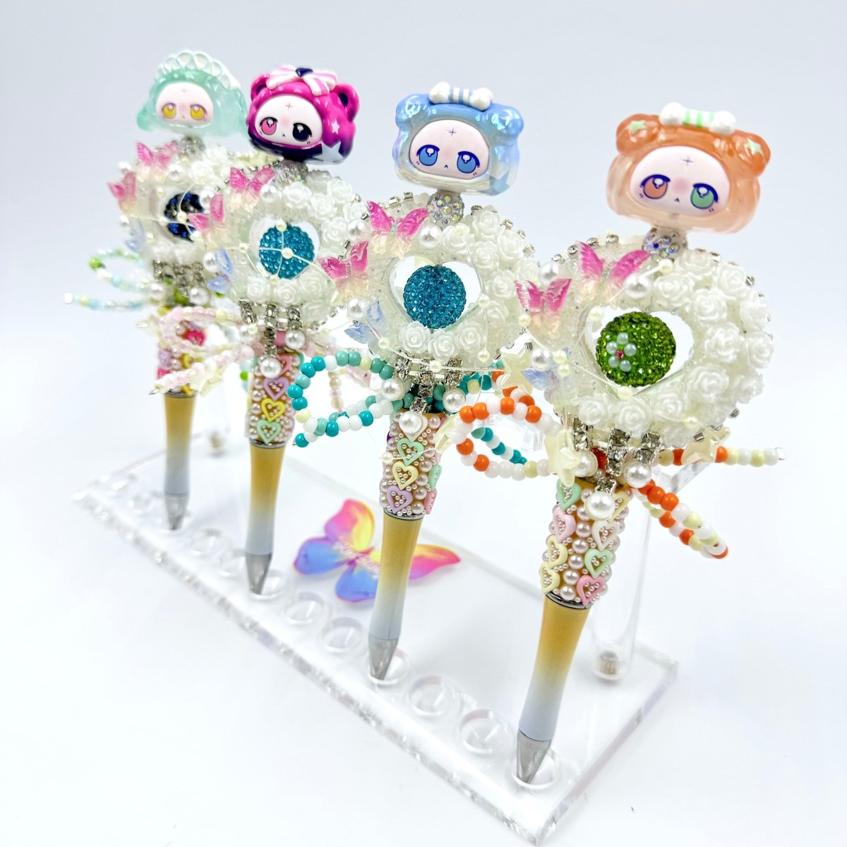 Handmade Doll Beaded Pen - kosbling-ready-to-ship
