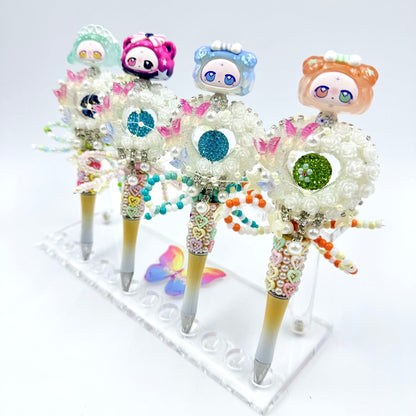 Handmade Doll Beaded Pen - kosbling-ready-to-ship
