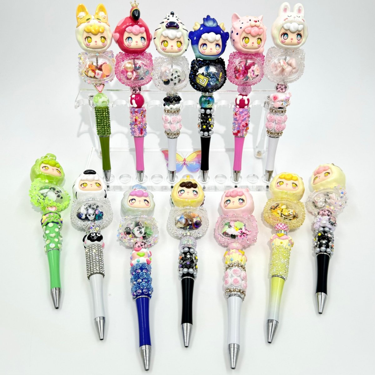 Handmade Doll Beaded Pen - kosbling-ready-to-ship