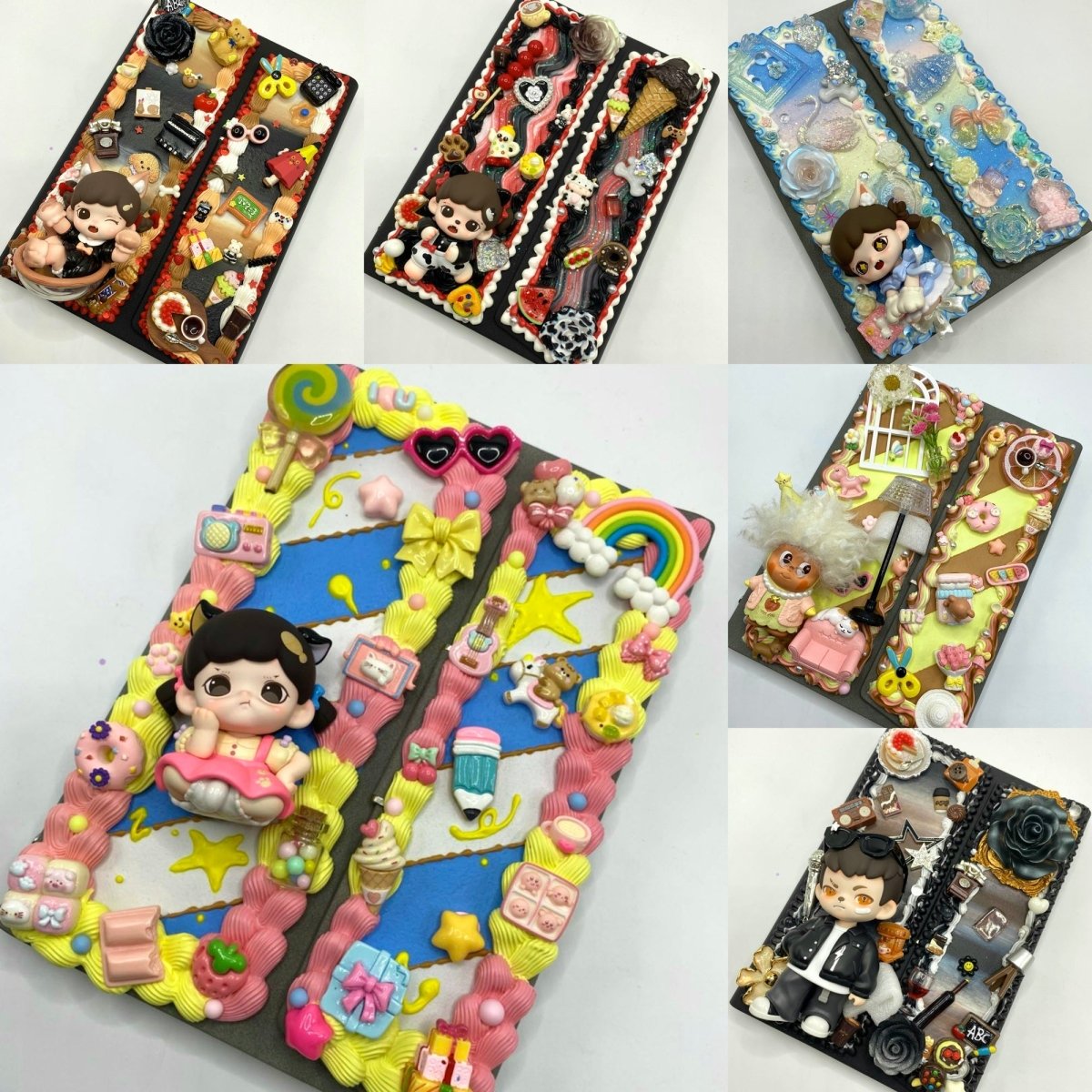 Handmade Doll Notebook with Cream Glue- Blind Bag - kosbling-ready-to-ship