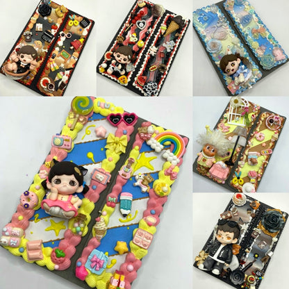 Handmade Doll Notebook with Cream Glue- Blind Bag - kosbling-ready-to-ship