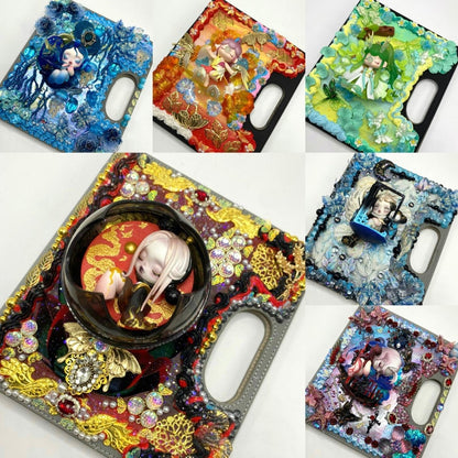 Handmade Doll Notebook with Cream Glue- Blind Bag - kosbling-ready-to-ship