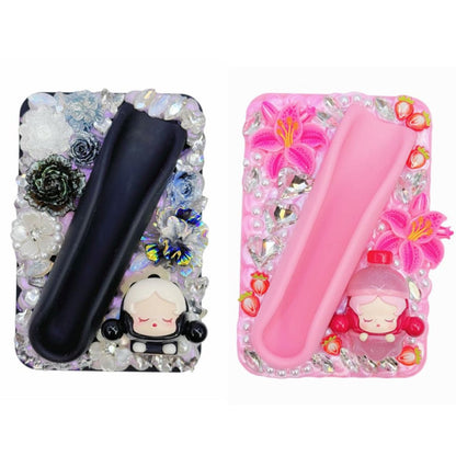 Handmade Magnetic Silicone Lipstick Phone Back‑Adhesive Holder - kosbling-ready-to-ship