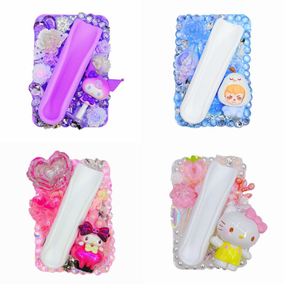 Handmade Magnetic Silicone Lipstick Phone Back‑Adhesive Holder - kosbling-ready-to-ship