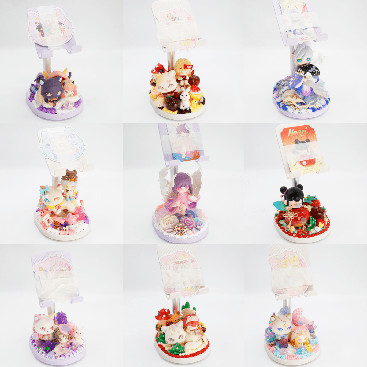 Handmade Phone Stand with Cream Glue Blind Bag - Kosbling Doll DIY - kosbling-ready-to-ship