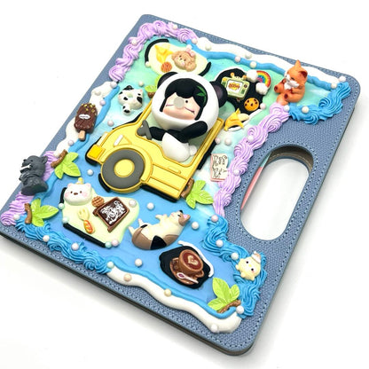Handmade Portable Carry‑Handle Notebook With Cream Glue - Kosbling Handmade Blind Bag - kosbling-ready-to-ship