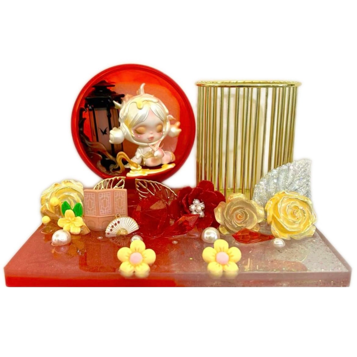 Handmade Resin Stand & Brush Holder - kosbling-