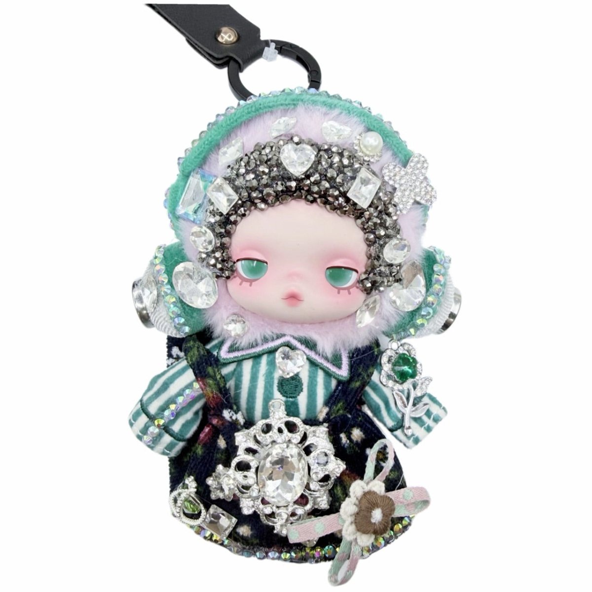 Handmade Rhinestone Doll -001 - kosbling-ready-to-ship