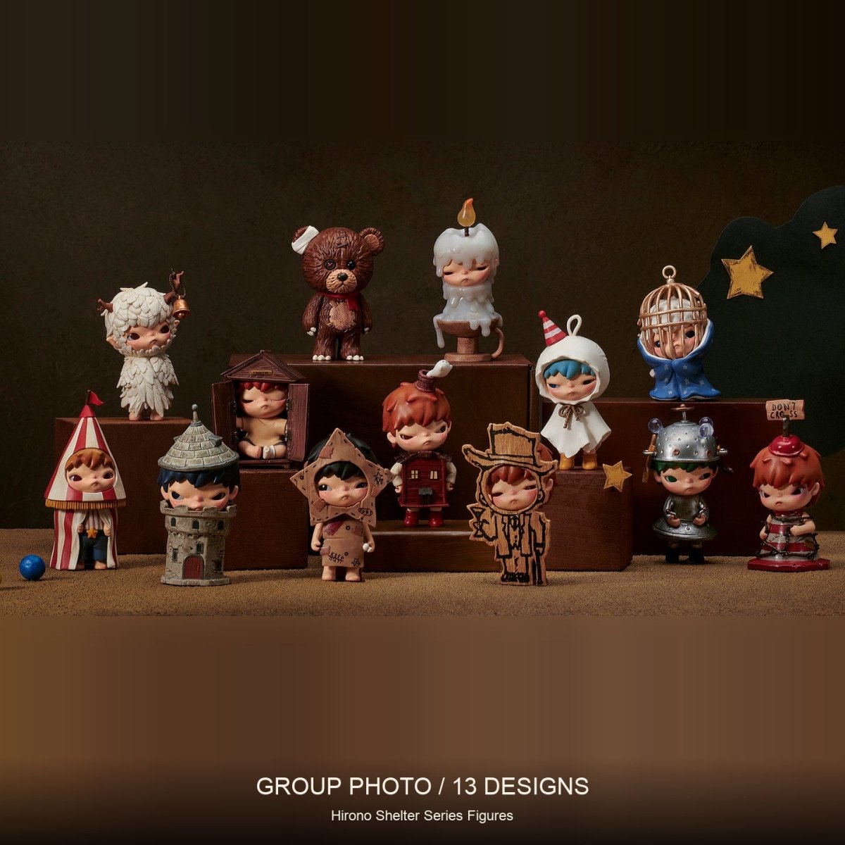 Hirono-Shelter Series Figures - kosbling-ip-hirono