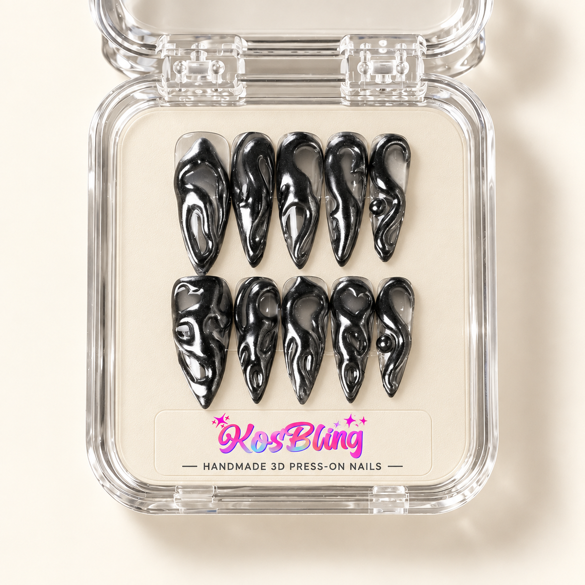 Liquid Metal — KOSBLING packaging visualization