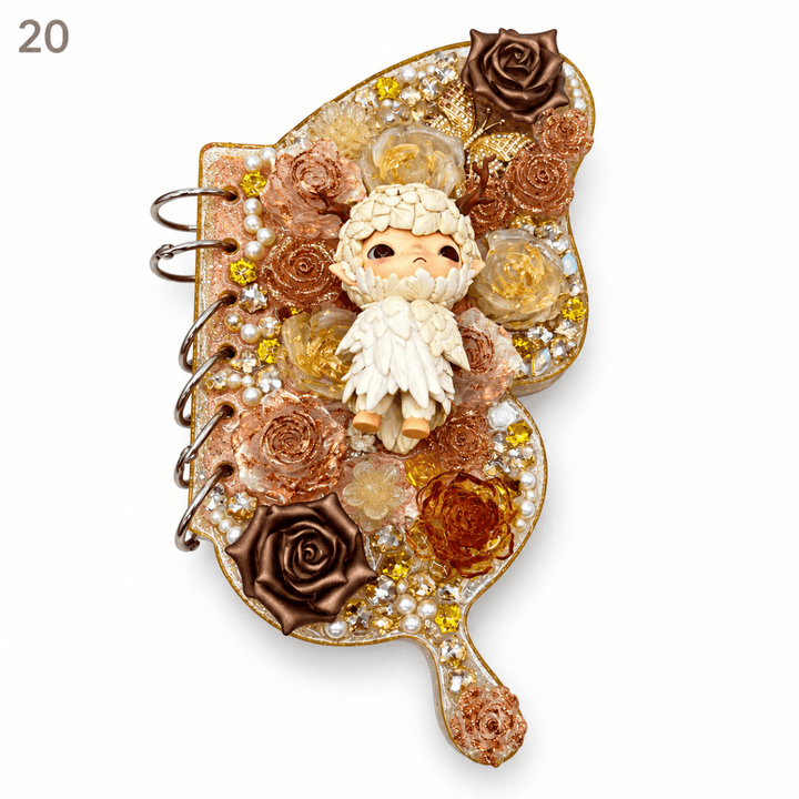 Kosbling In Stock- Butterfly Resin Notebook - kosbling-ready-to-ship