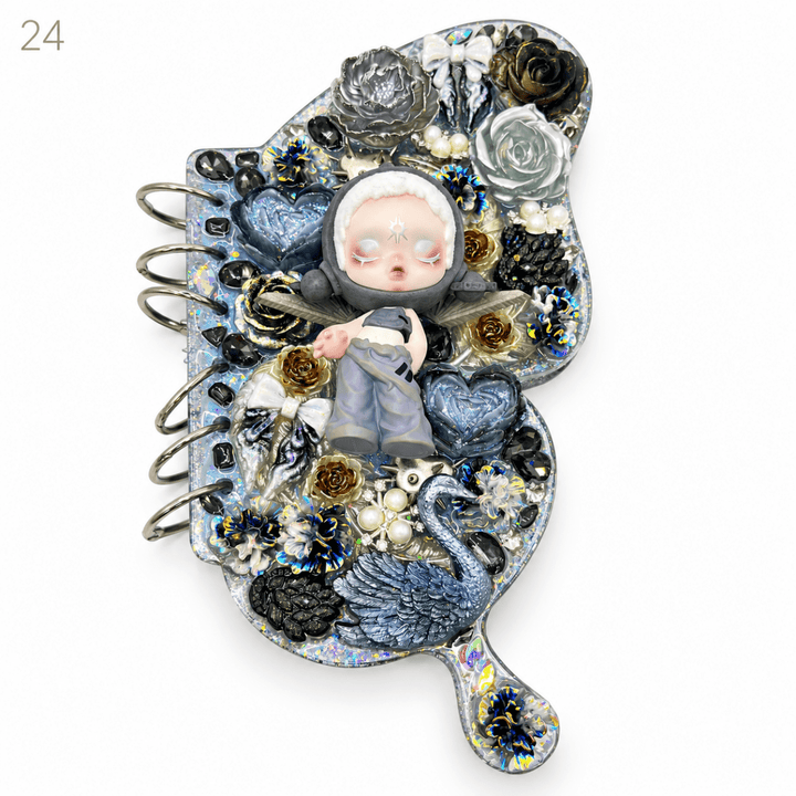 Kosbling In Stock- Butterfly Resin Notebook - kosbling-ready-to-ship