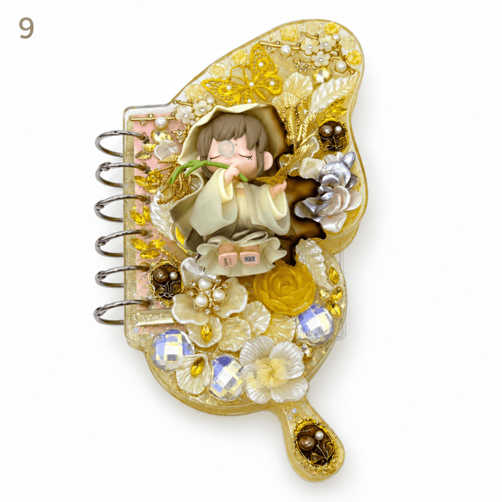 Kosbling In Stock- Butterfly Resin Notebook - kosbling-ready-to-ship