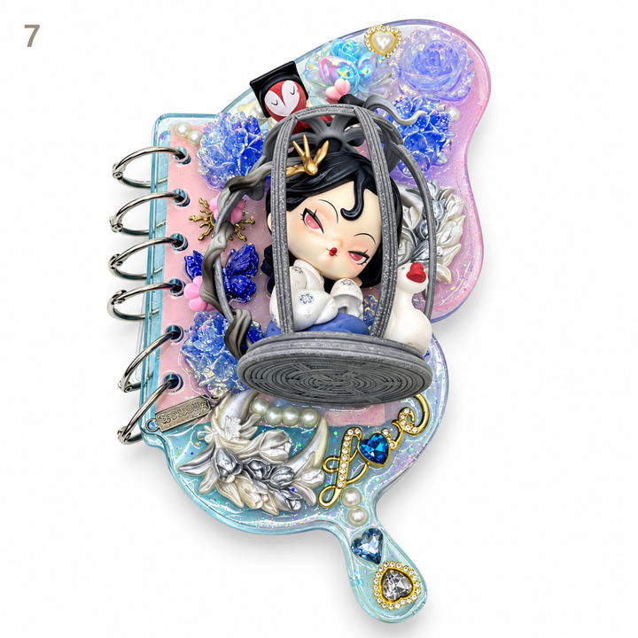 Kosbling In Stock- Butterfly Resin Notebook - kosbling-ready-to-ship