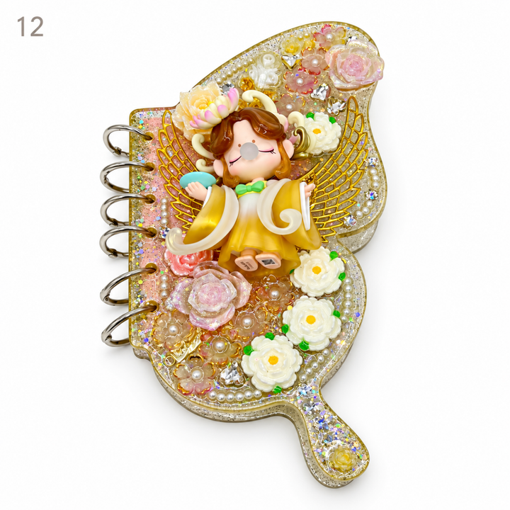 Kosbling In Stock- Butterfly Resin Notebook - kosbling-ready-to-ship