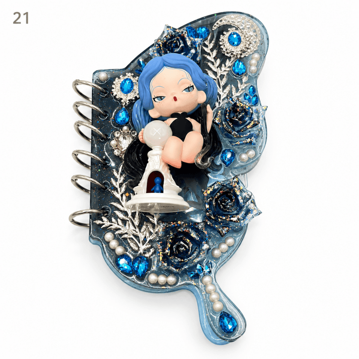 Kosbling In Stock- Butterfly Resin Notebook - kosbling-ready-to-ship
