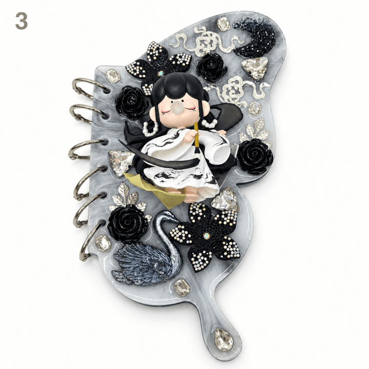 Kosbling In Stock- Butterfly Resin Notebook - kosbling-ready-to-ship