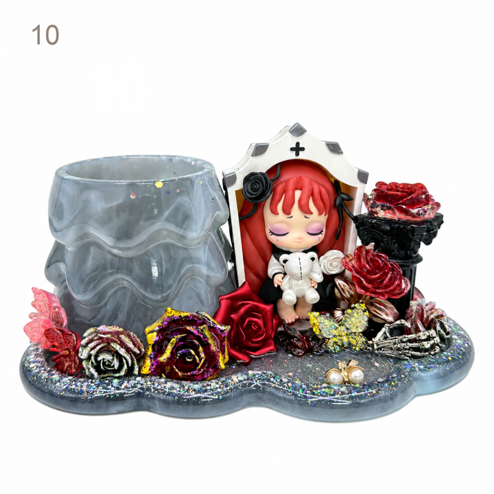 Kosbling In Stock- Epoxy resin pen holder - kosbling-ready-to-ship