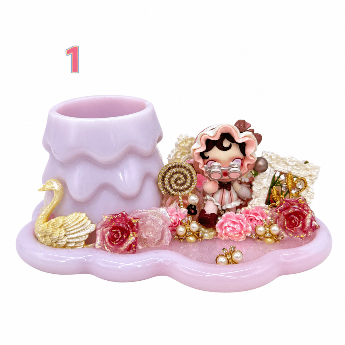 Kosbling In Stock- Epoxy resin pen holder - kosbling-ready-to-ship