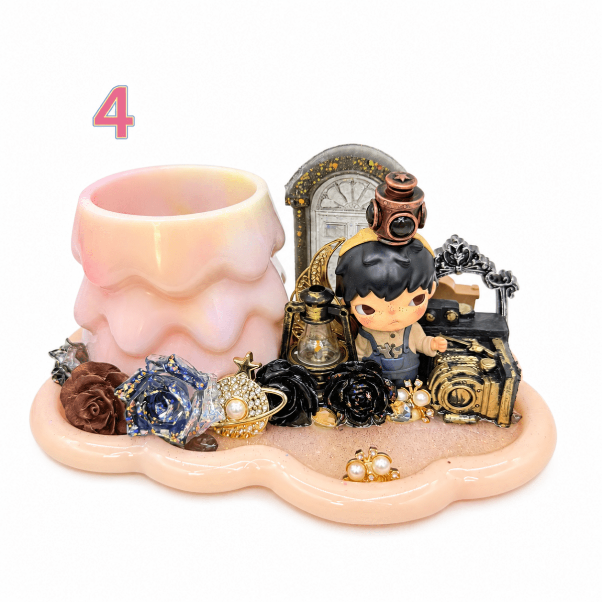 Kosbling In Stock- Epoxy resin pen holder - kosbling-ready-to-ship