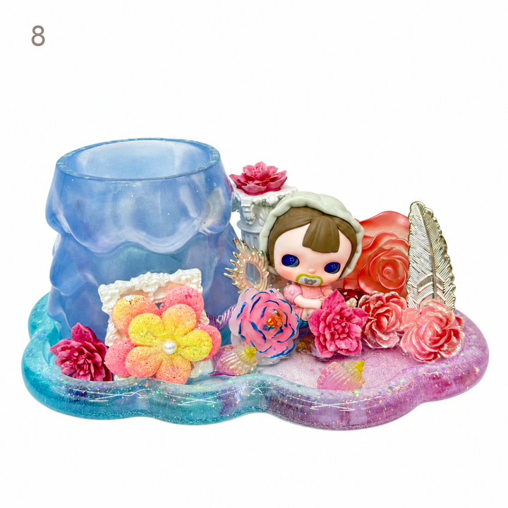 Kosbling In Stock- Epoxy resin pen holder - kosbling-ready-to-ship