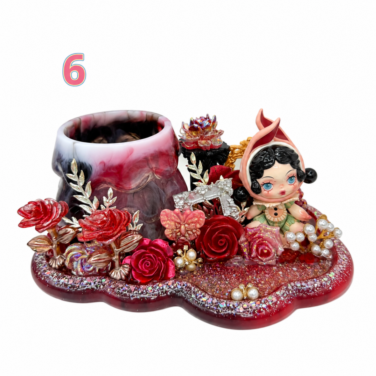 Kosbling In Stock- Epoxy resin pen holder - kosbling-ready-to-ship