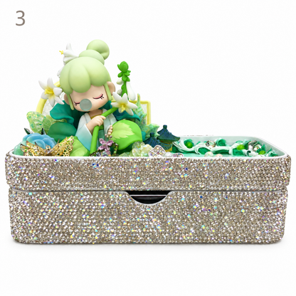 Kosbling In Stock- Rhinestone-Embellished Entryway Storage Box - kosbling-ready-to-ship