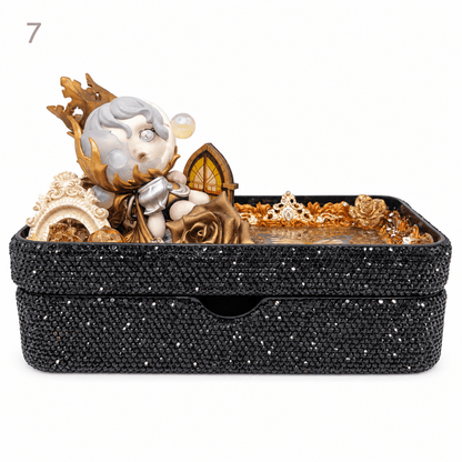 Kosbling In Stock- Rhinestone-Embellished Entryway Storage Box - kosbling-ready-to-ship
