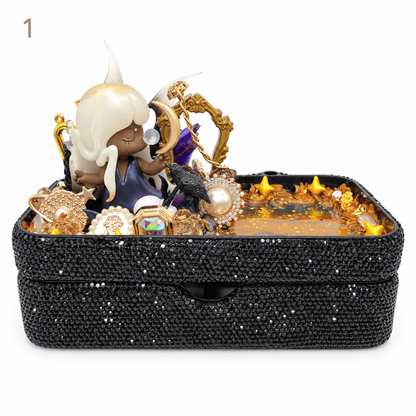 Kosbling In Stock- Rhinestone-Embellished Entryway Storage Box - kosbling-ready-to-ship