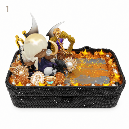 Kosbling In Stock- Rhinestone-Embellished Entryway Storage Box - kosbling-ready-to-ship