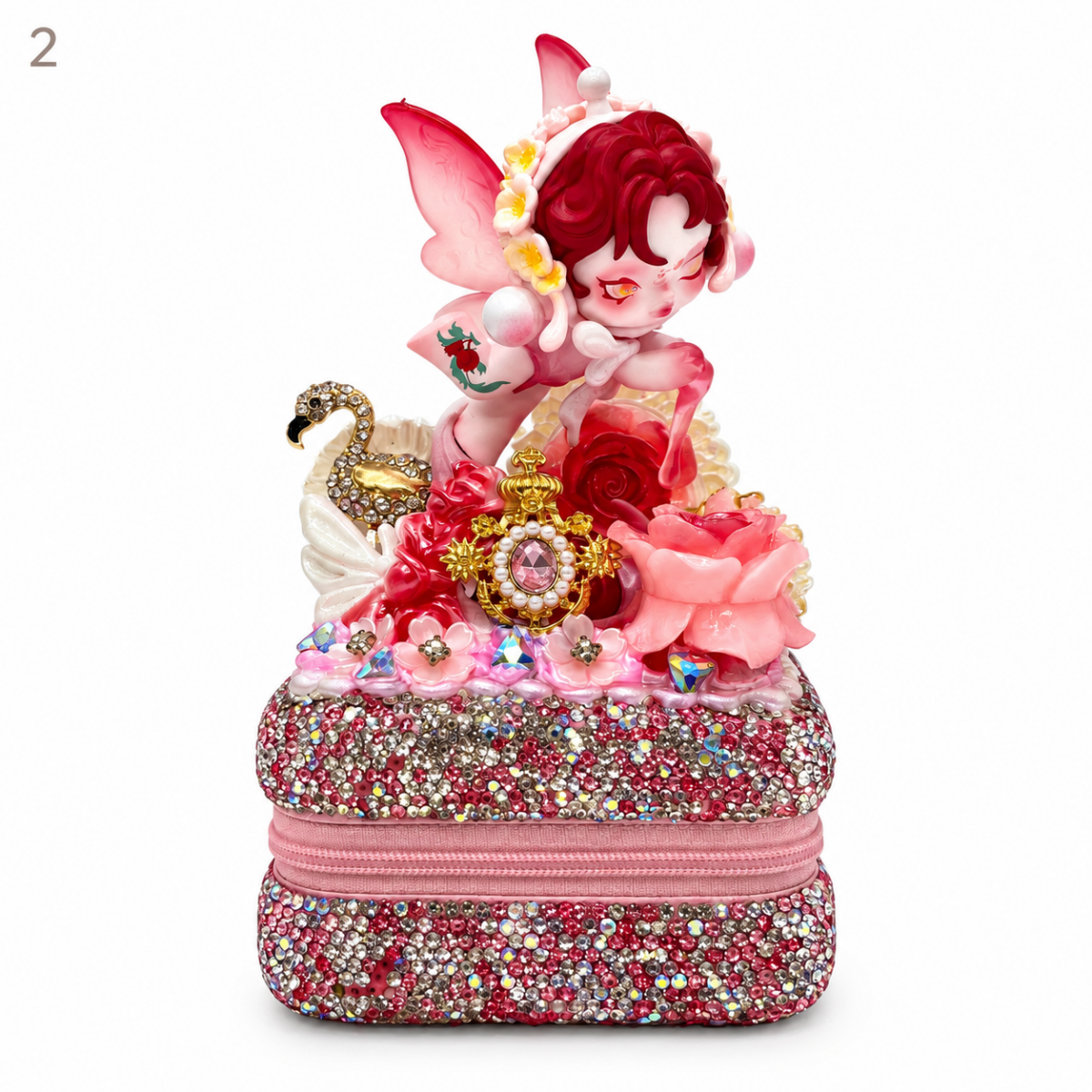 Kosbling In Stock- Rhinestone-encrusted jewelry box - kosbling-ready-to-ship