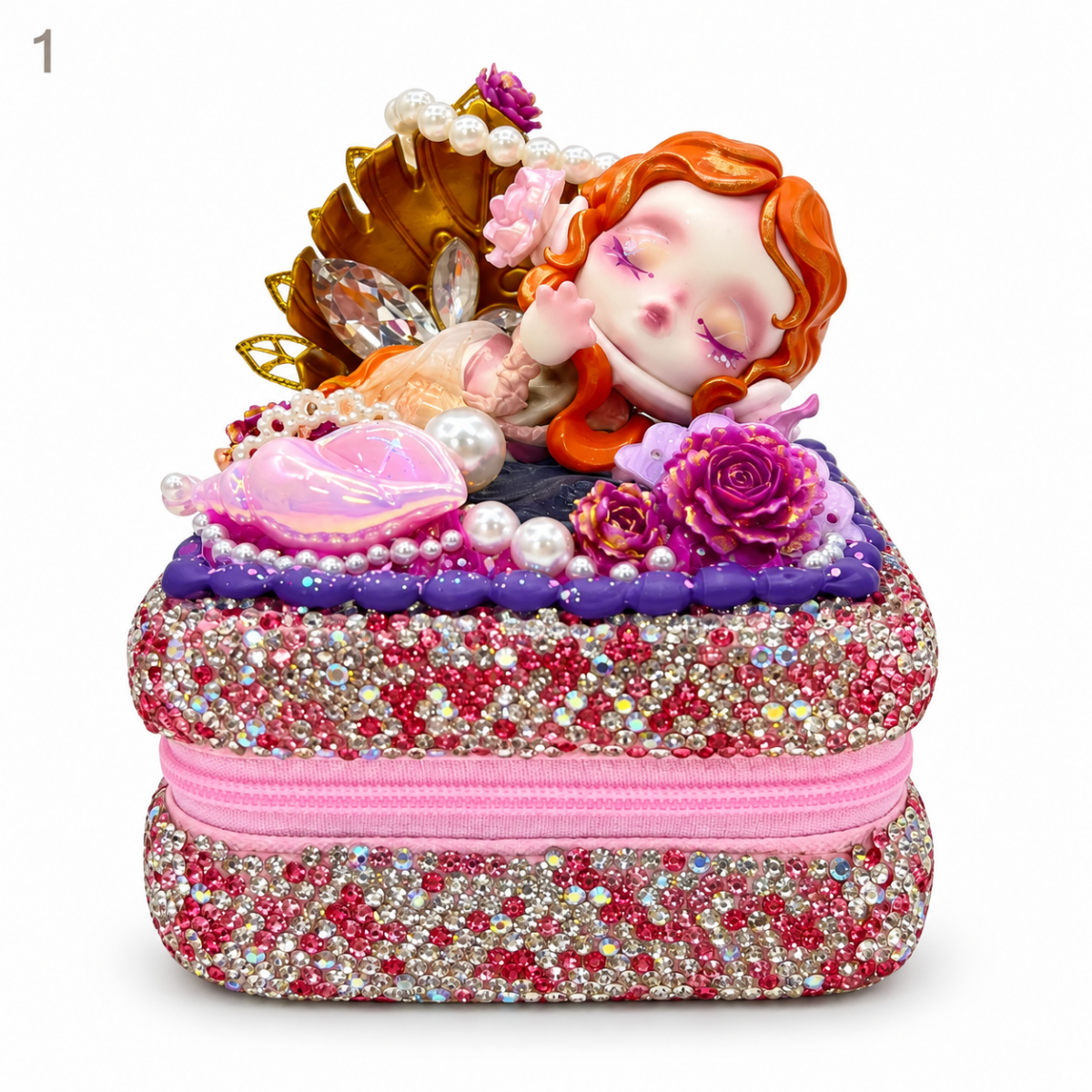 Kosbling In Stock- Rhinestone-encrusted jewelry box - kosbling-ready-to-ship