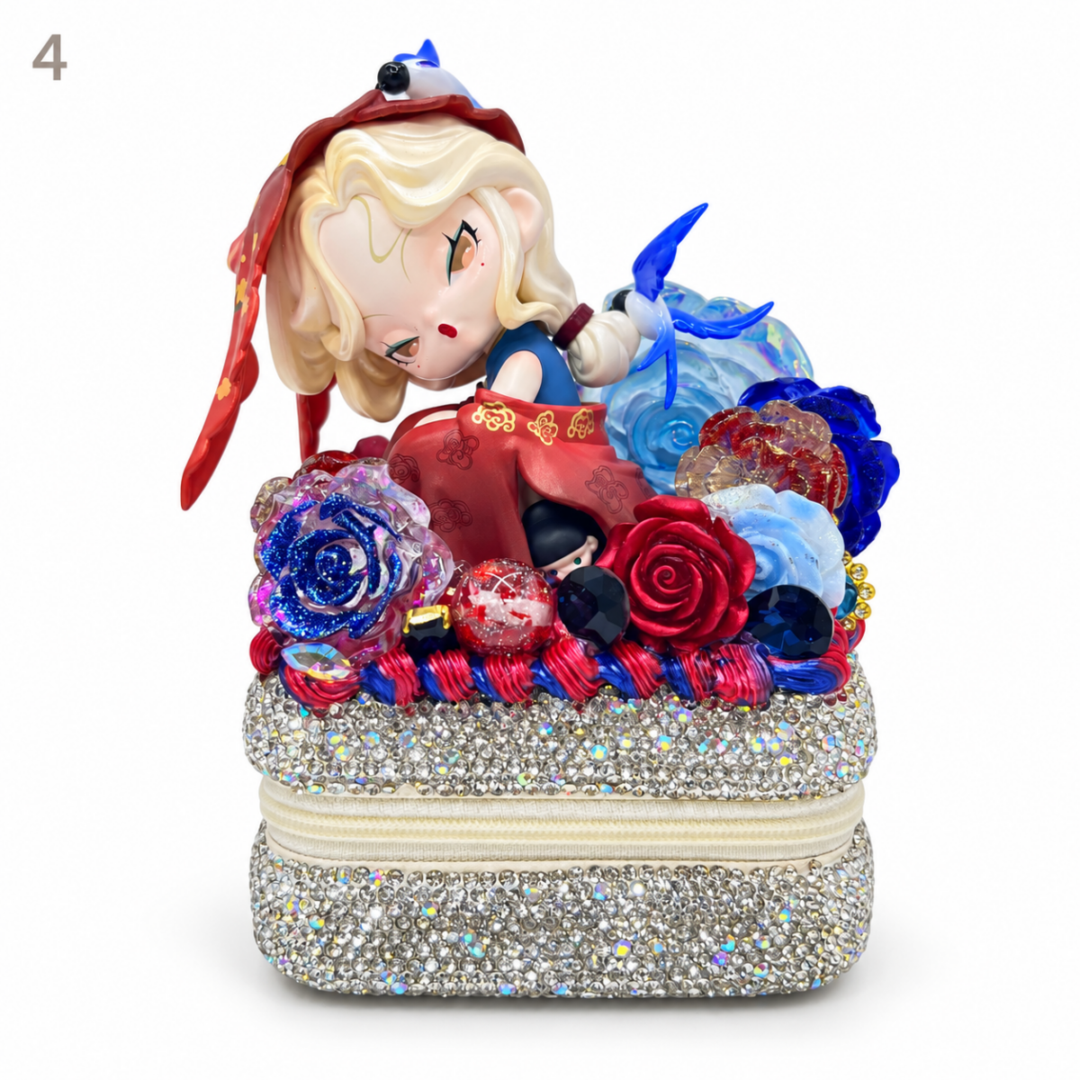 Kosbling In Stock- Rhinestone-encrusted jewelry box - kosbling-ready-to-ship