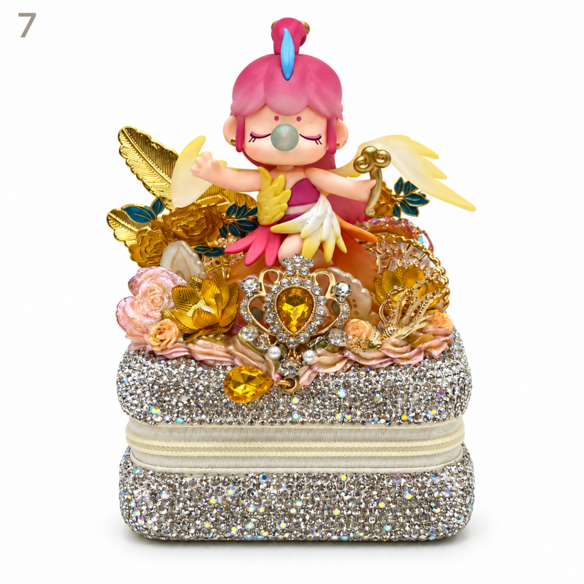 Kosbling In Stock- Rhinestone-encrusted jewelry box - kosbling-ready-to-ship