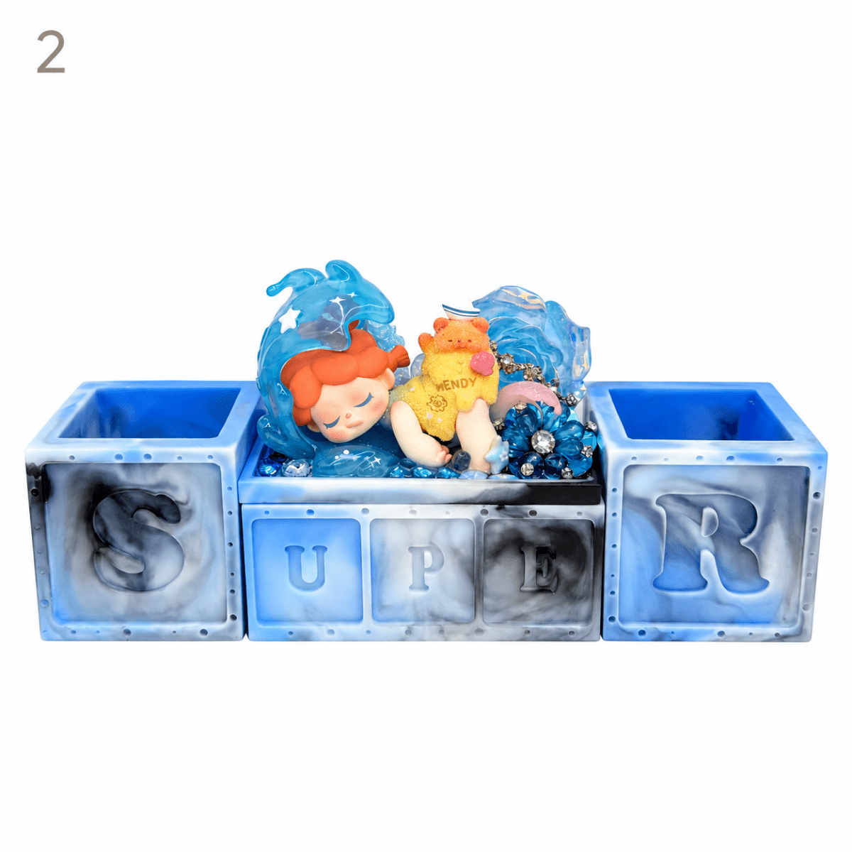 Kosbling In Stock- SWEET Resin Pen Holder - kosbling-ready-to-ship