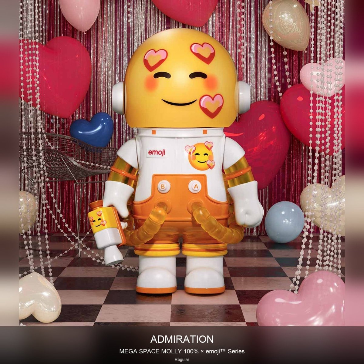MEGA SPACE MOLLY 100% × emoji ™ Series - kosbling-ip-molly