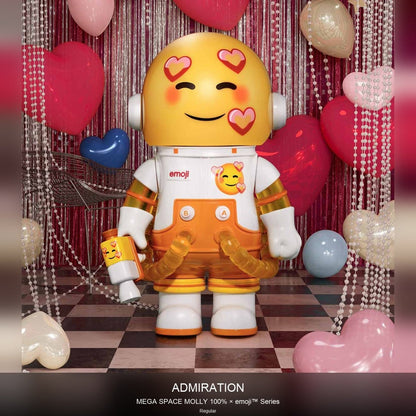 MEGA SPACE MOLLY 100% × emoji ™ Series - kosbling-ip-molly