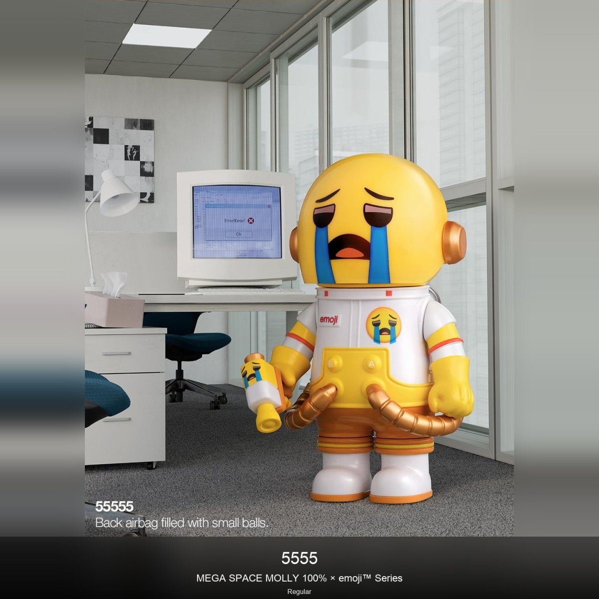 MEGA SPACE MOLLY 100% × emoji ™ Series - kosbling-ip-molly