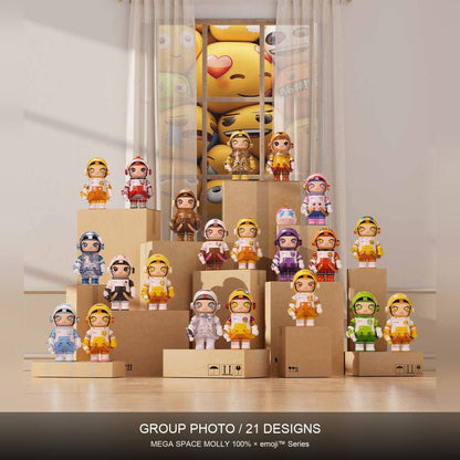 MEGA SPACE MOLLY 100% × emoji ™ Series - kosbling-ip-molly