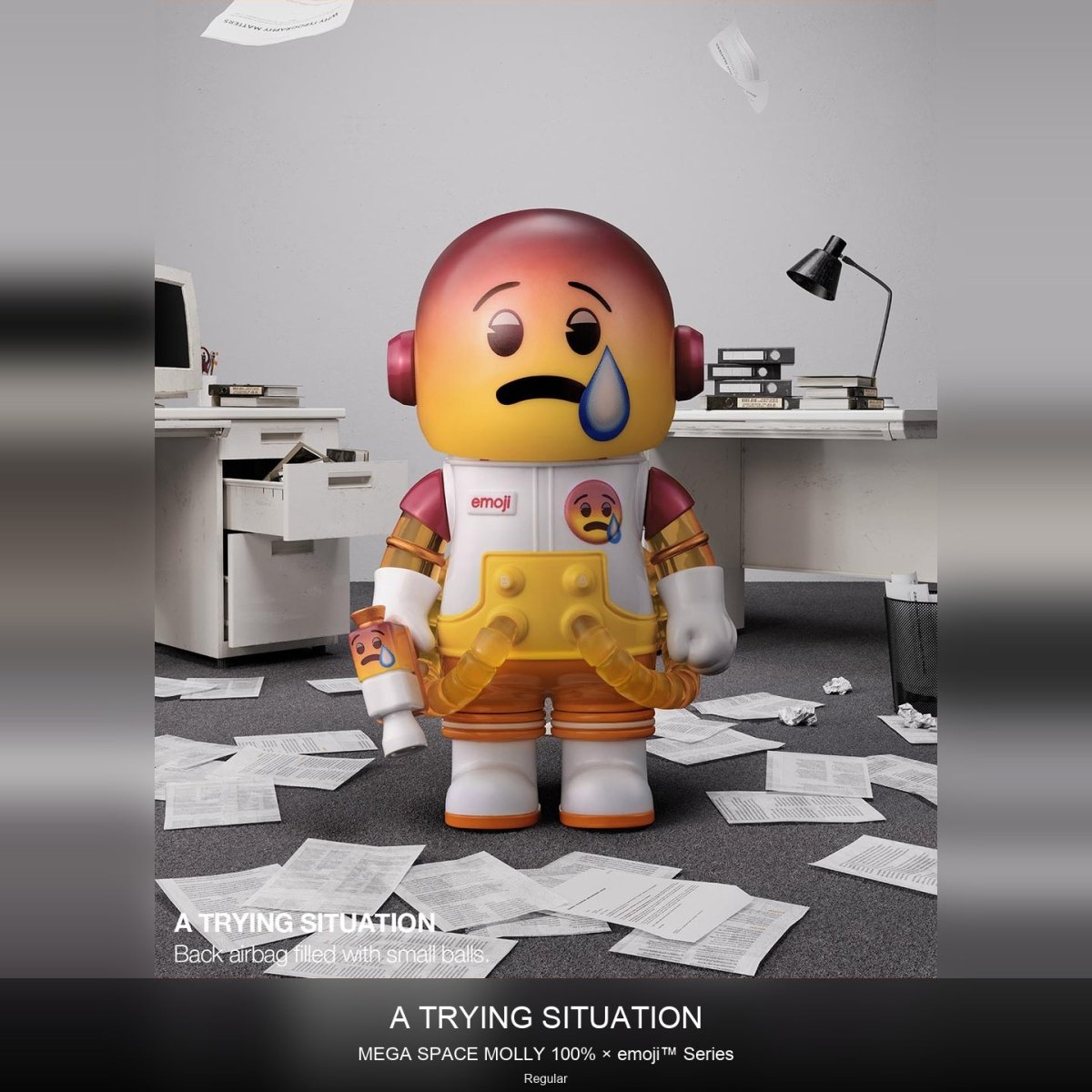 MEGA SPACE MOLLY 100% × emoji ™ Series - kosbling-ip-molly