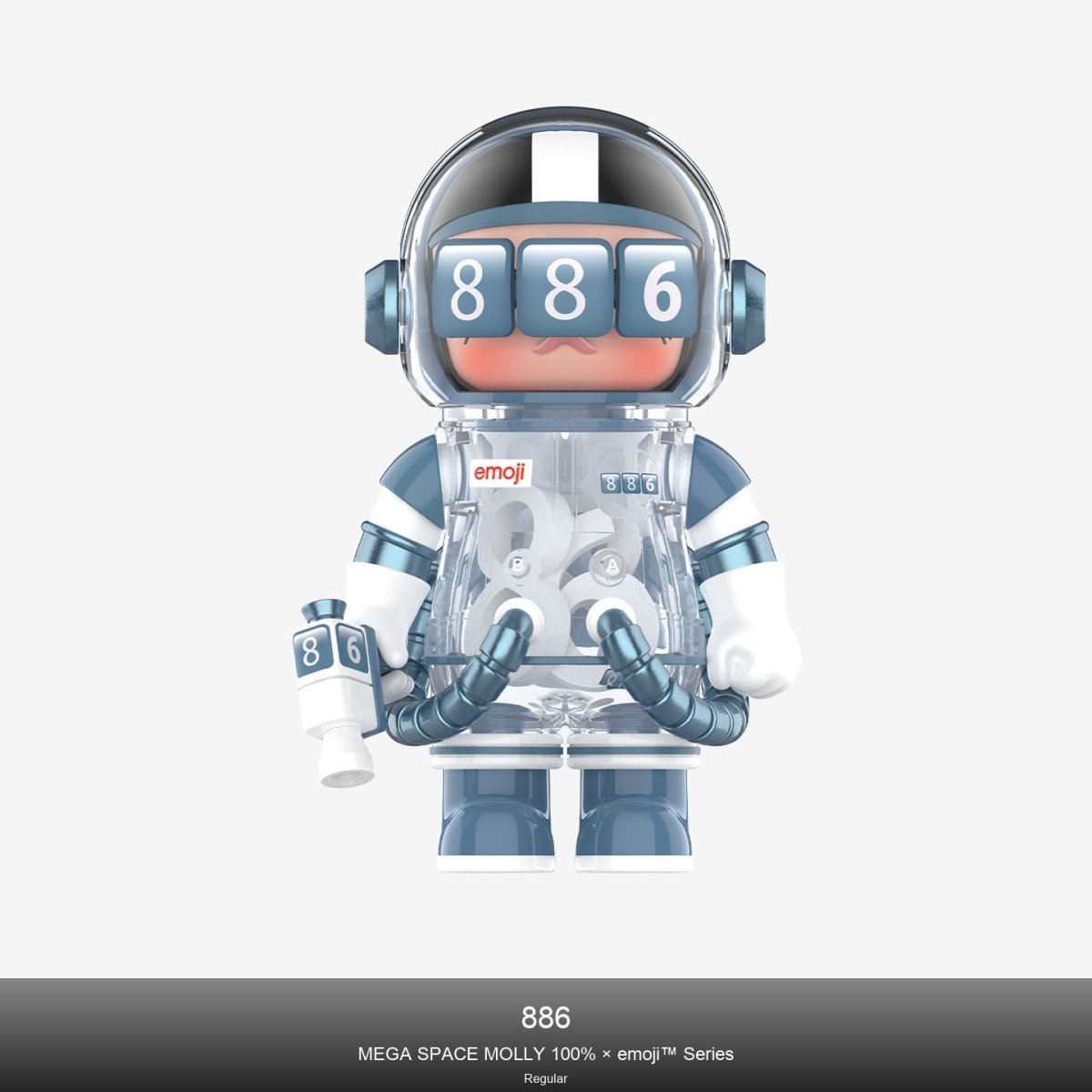 MEGA SPACE MOLLY 100% × emoji ™ Series - kosbling-ip-molly
