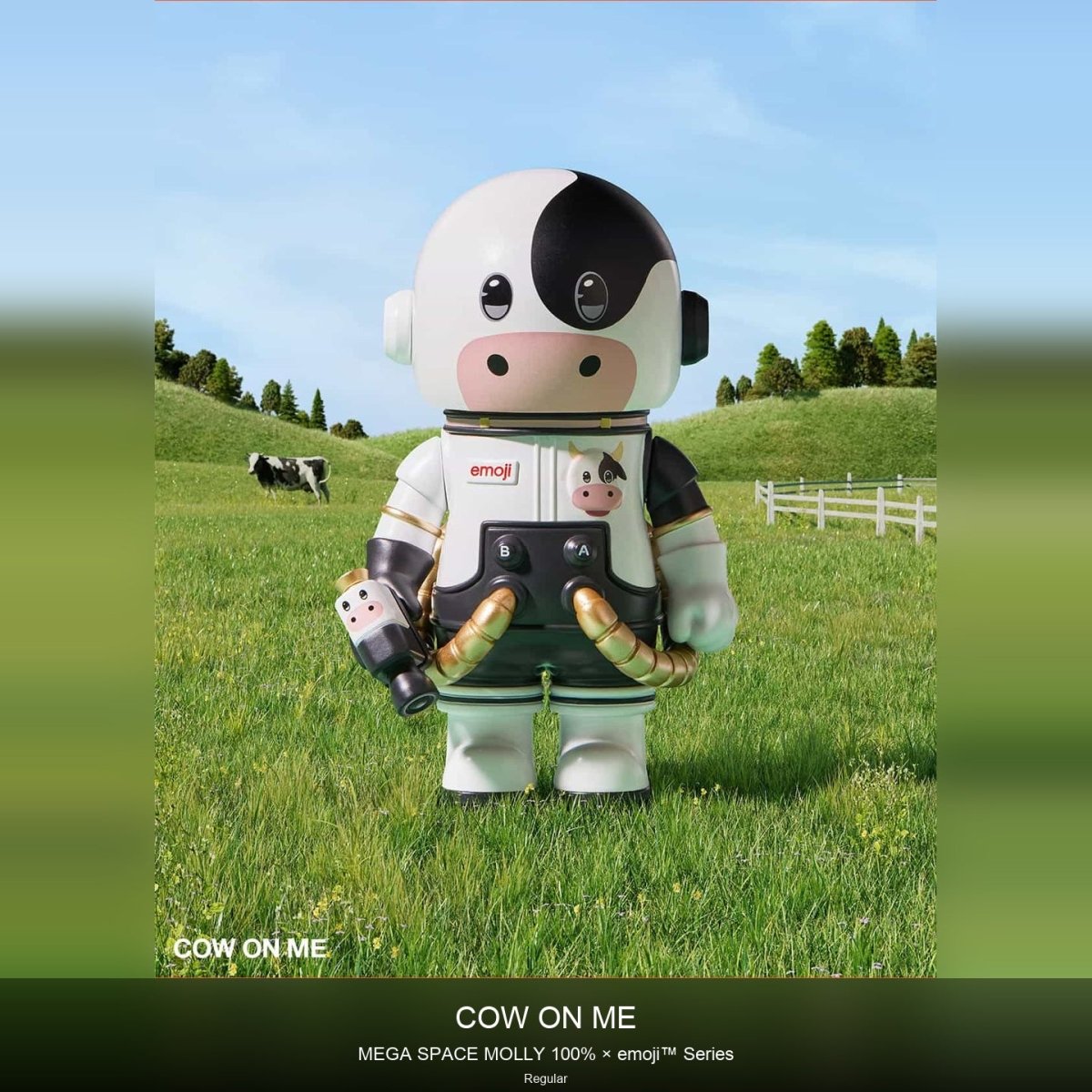 MEGA SPACE MOLLY 100% × emoji ™ Series - kosbling-ip-molly