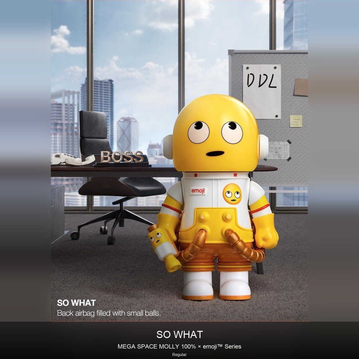 MEGA SPACE MOLLY 100% × emoji ™ Series - kosbling-ip-molly