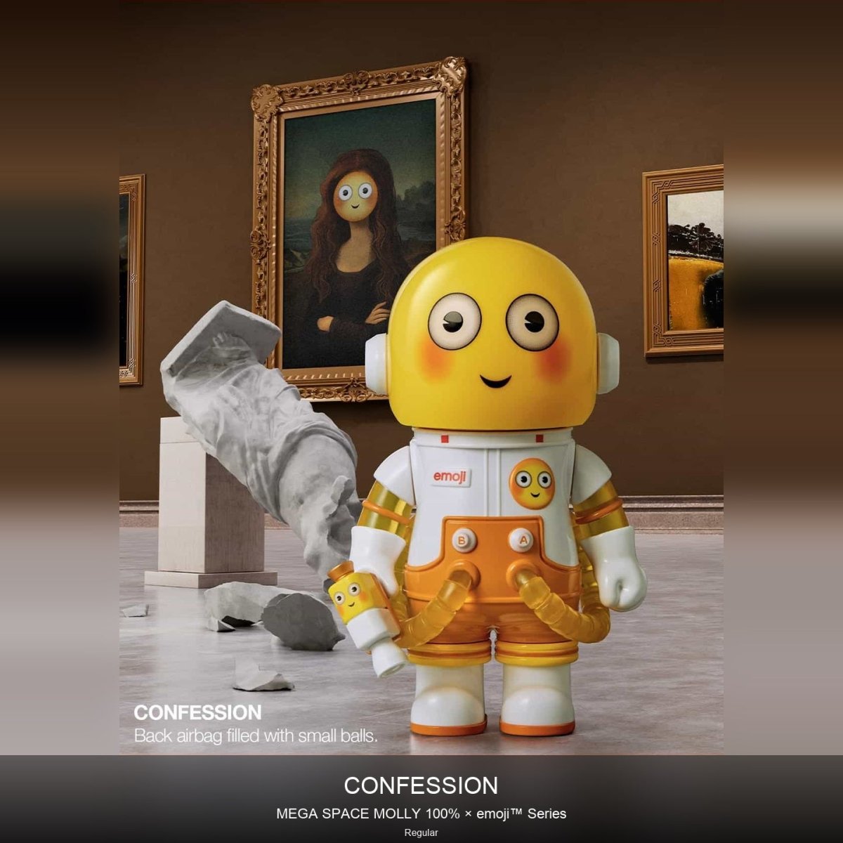 MEGA SPACE MOLLY 100% × emoji ™ Series - kosbling-ip-molly