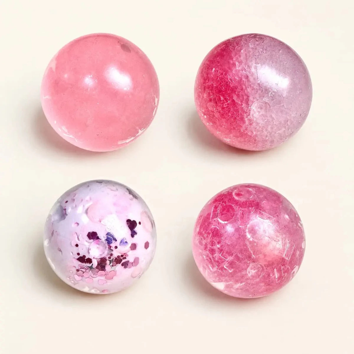 Mini Peach Set — Handmade Stress Ball
