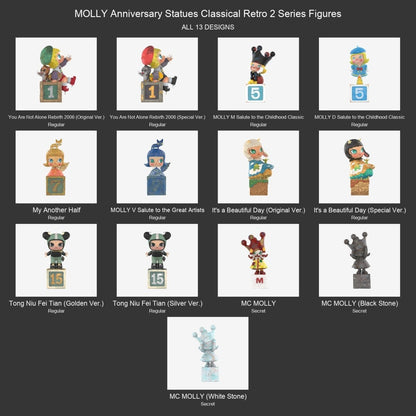 MOLLY-Anniversary Statues Classical Retro 2 Series Figures - kosbling-ip-molly