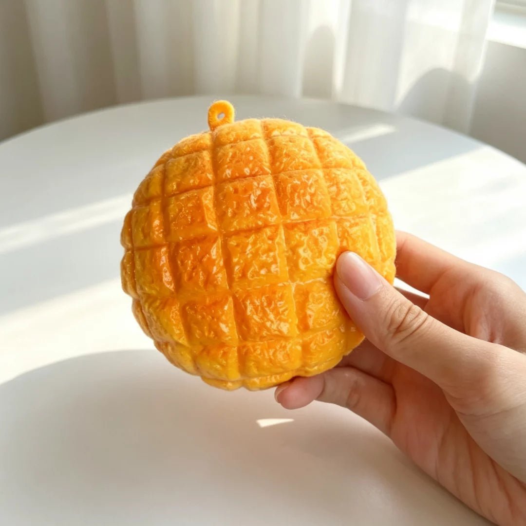 Pineapple Bun — Handmade Stress Ball