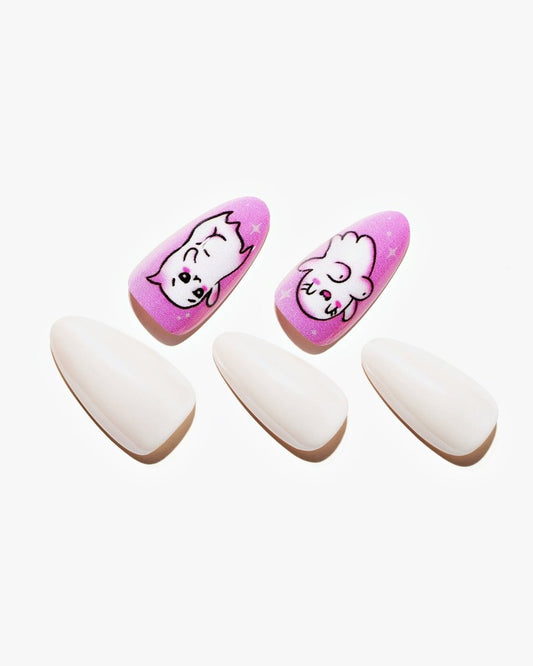 Playful Boo — Handmade Nails - kosbling-kb-design-reference