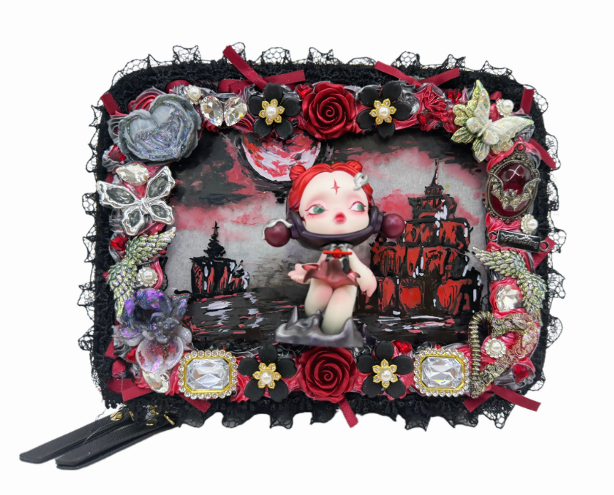 Handmade Rectangular makeup bag